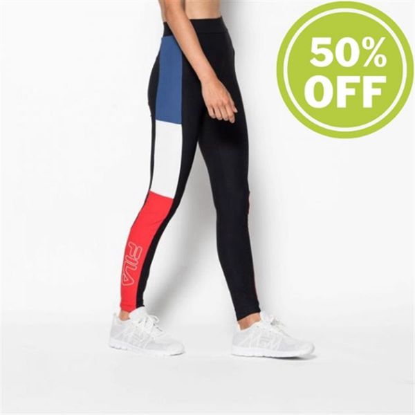 Leggins Fila Mujer Negras / Rojas / Blancas / Azules - Honor - España 487516QZO